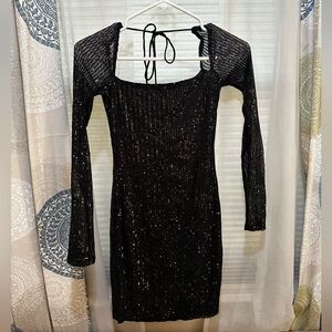 Lucy in the Sky Midnight Sequin Gown